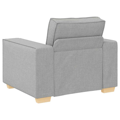 Poltrona Divano Grigio Nuvola 100x78x84 cm Tessuto | homemem39