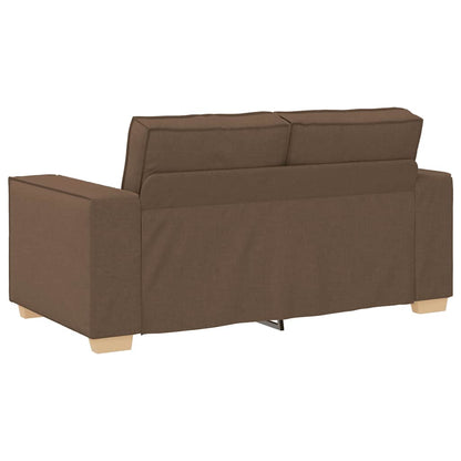 Divano a 2 posti Marrone 160x78x84 cm Tessuto | homemem39