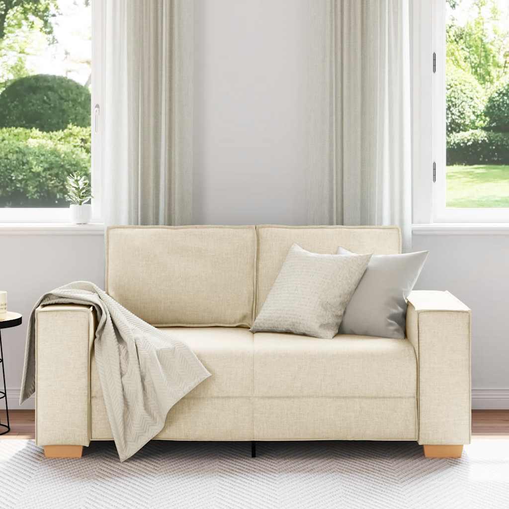 Divano a 2 posti in lino 160x78x84 cm | homemem39