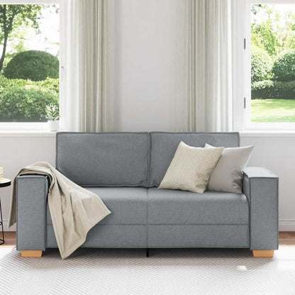 Divano a 2 posti Grigio Chiaro 180x78x84 cm Tessuto | homemem39