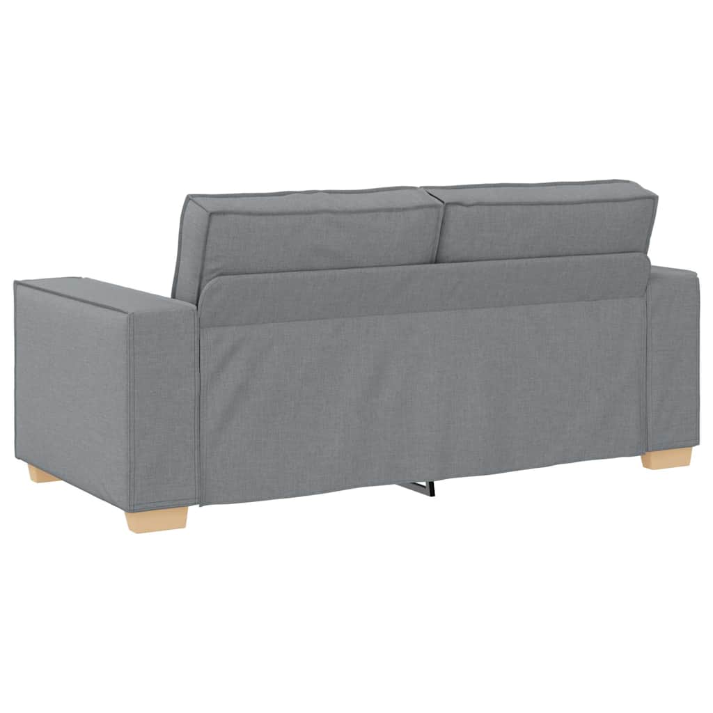 Divano a 2 posti Grigio Chiaro 180x78x84 cm Tessuto | homemem39