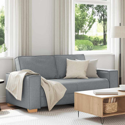Divano a 2 posti Grigio Chiaro 180x78x84 cm Tessuto