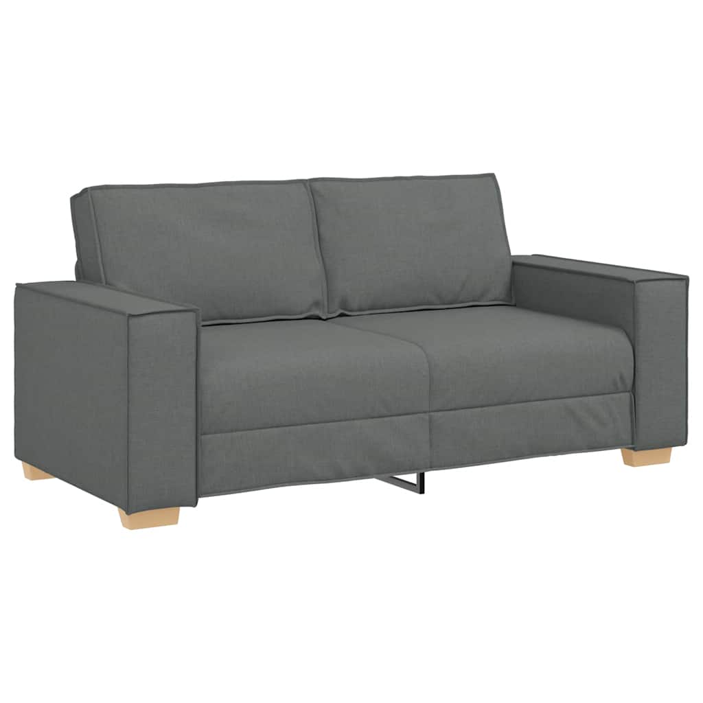 Divano a 2 posti Grigio scuro 180x78x84 cm in tessuto | homemem39