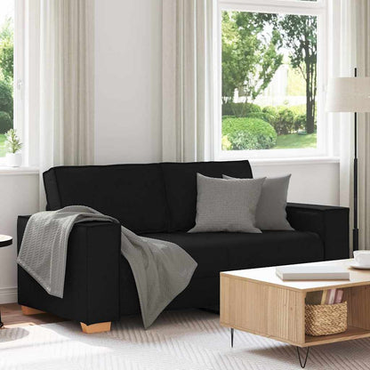 Divano a 2 posti Nero 180x78x84 cm Tessuto | homemem39