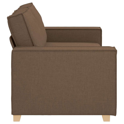 Divano a 2 posti Marrone 180x78x84 cm Tessuto | homemem39