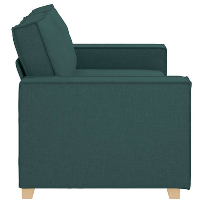 Divano a 2 posti Verde scuro 180x78x84 cm in tessuto