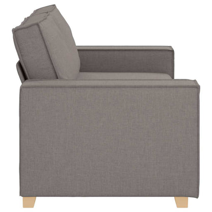 Divano a 2 posti tortora 180x78x84 cm in tessuto | homemem39
