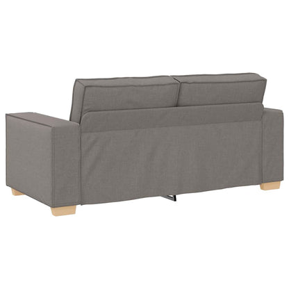 Divano a 2 posti tortora 180x78x84 cm in tessuto