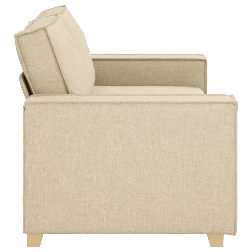 Divano a 2 posti Crema 180x78x84 cm Tessuto | homemem39