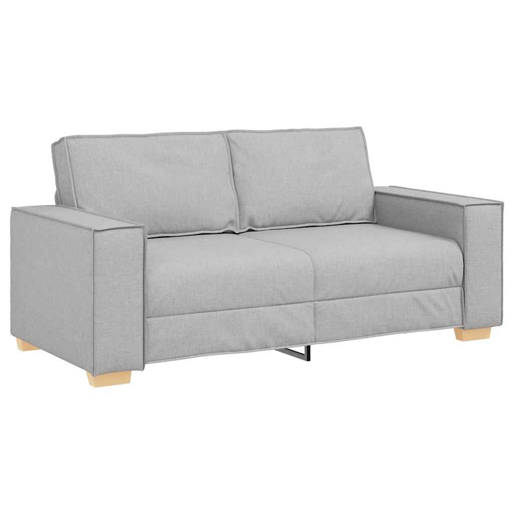 Divano a 2 posti Grigio nuvola 180x78x84 cm in tessuto