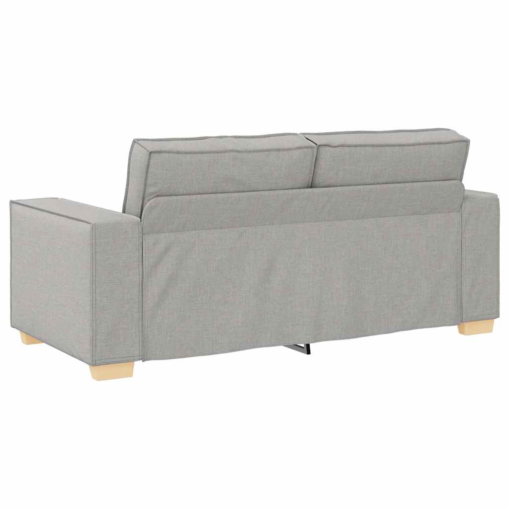 Divano a 2 posti Grigio nuvola 180x78x84 cm in tessuto