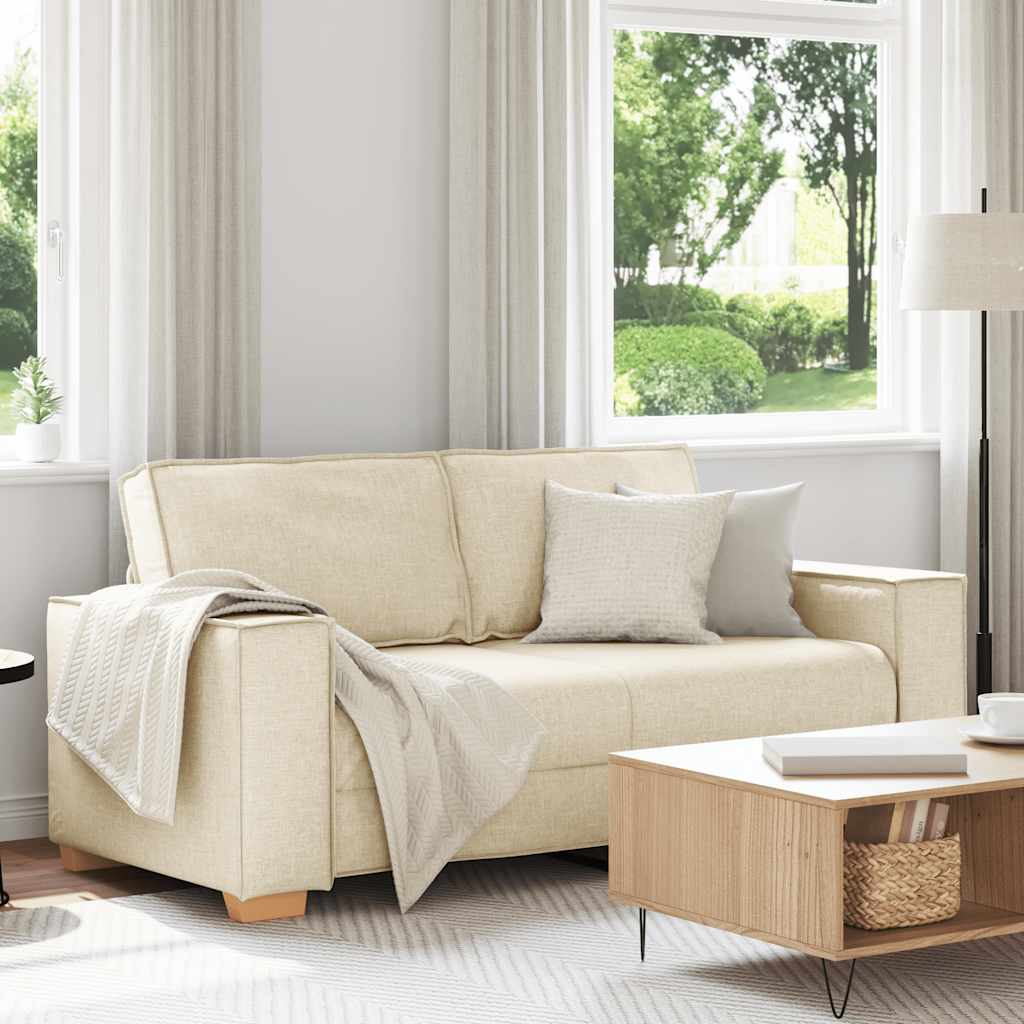 Divano a 2 posti in lino 180x78x84 cm | homemem39