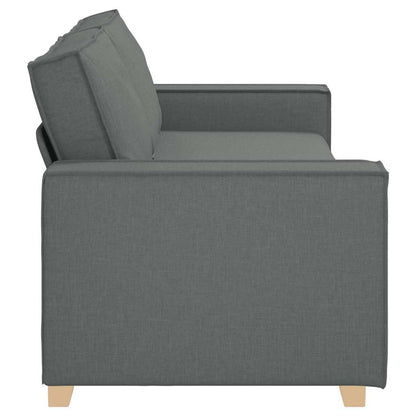 Divano a 3 posti Grigio scuro 220x78x84 cm in tessuto | homemem39
