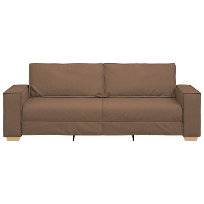 Divano a 3 posti Marrone 180 cm Tessuto | homemem39