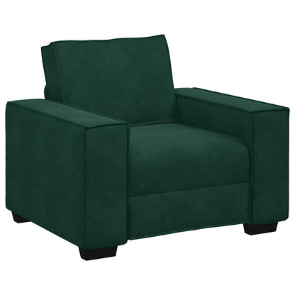 Divano Sedia Verde Scuro 100x78x84 cm Velluto | homemem39
