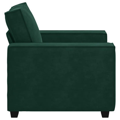 Divano Sedia Verde Scuro 100x78x84 cm Velluto | homemem39