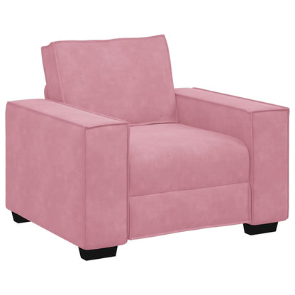 Divano Sedia Rosa 100x78x84 cm Velluto | homemem39