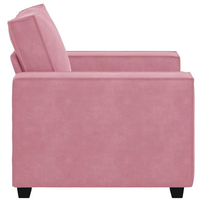 Divano Sedia Rosa 100x78x84 cm Velluto | homemem39