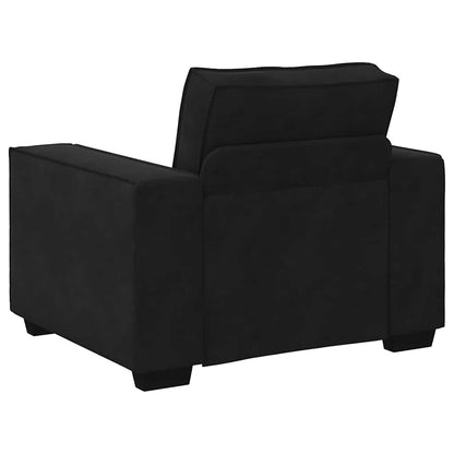 Divano Sedia Nero 100x78x84 cm Velluto | homemem39