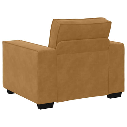 Divano Sedia Marrone 100x78x84 cm Velluto | homemem39