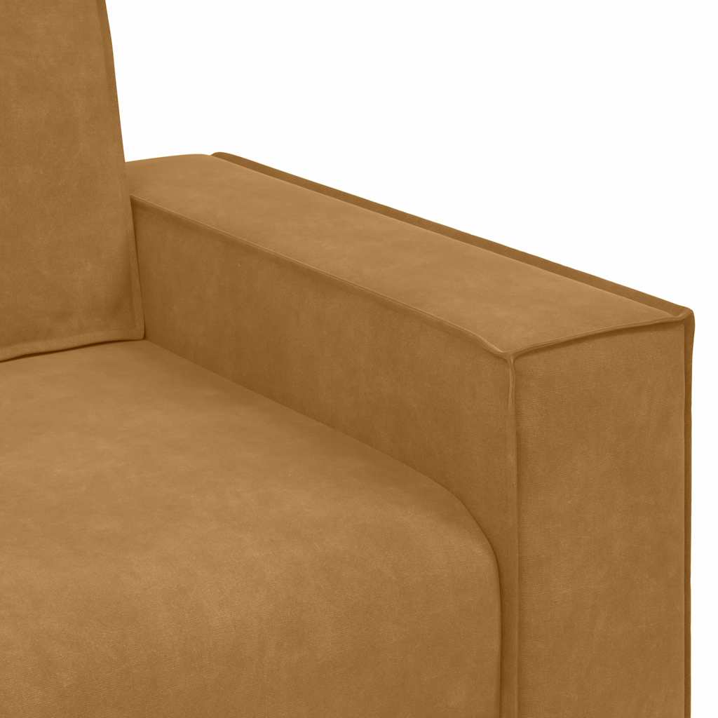 Divano Sedia Marrone 100x78x84 cm Velluto | homemem39