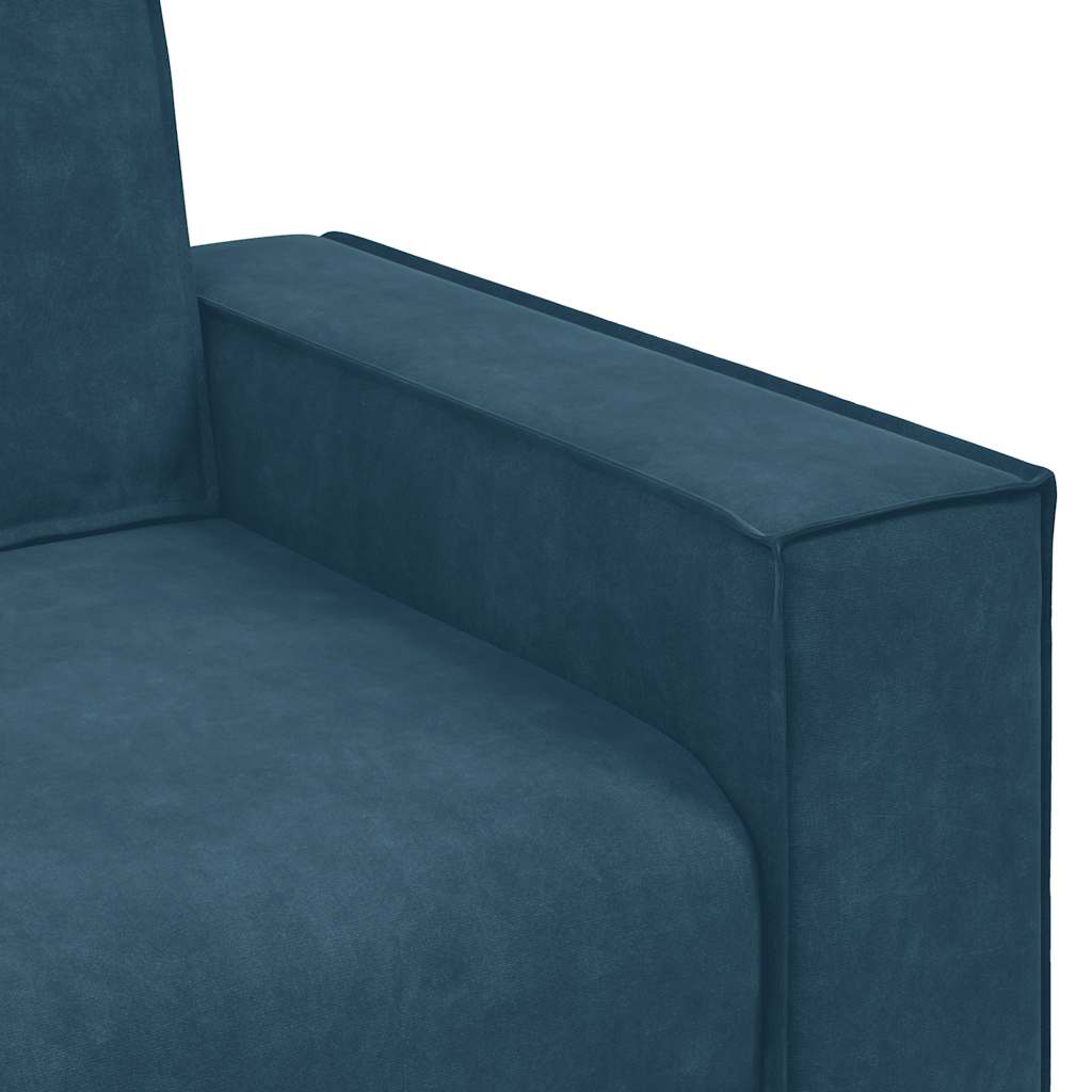 Divano Sedia Blu 100x78x84 cm Velluto | homemem39