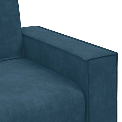 Divano Sedia Blu 100x78x84 cm Velluto | homemem39