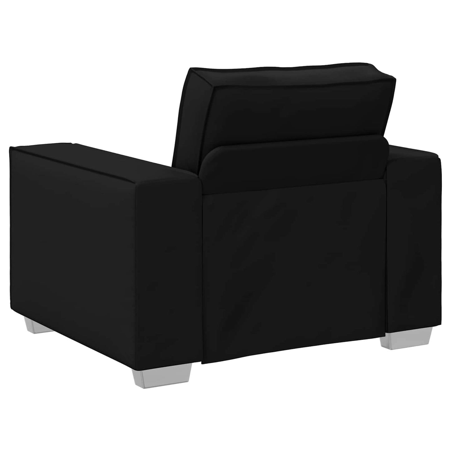 Poltrona Sofa Nero 100 cm Pelle Sintetica | homemem39