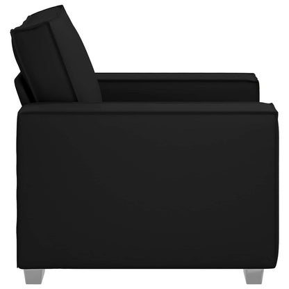Poltrona Sofa Nero 100 cm Pelle Sintetica | homemem39