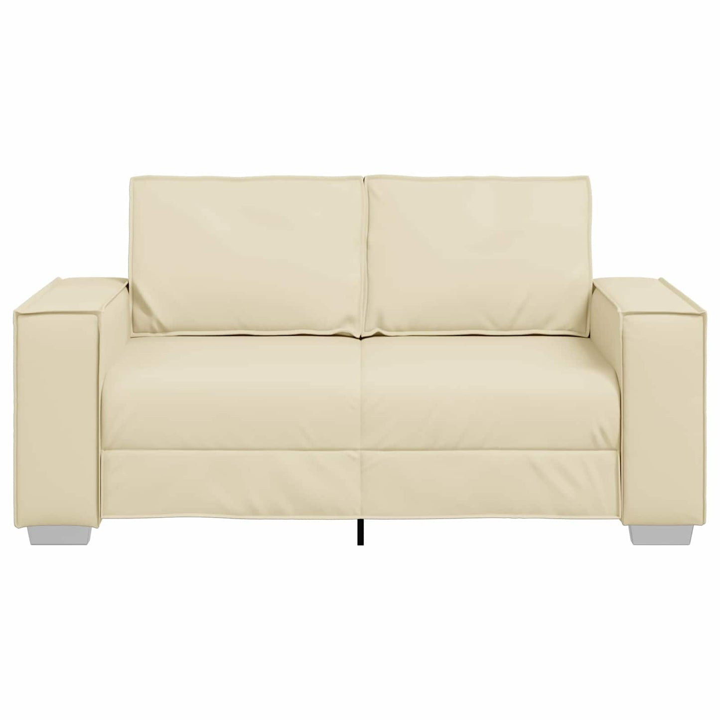 Divano Crema 160 x 80 x 84 cm Tessuto - homemem39