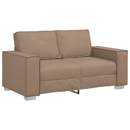 Divano a due posti Cappuccino 160 cm Pelle Sintetica | homemem39