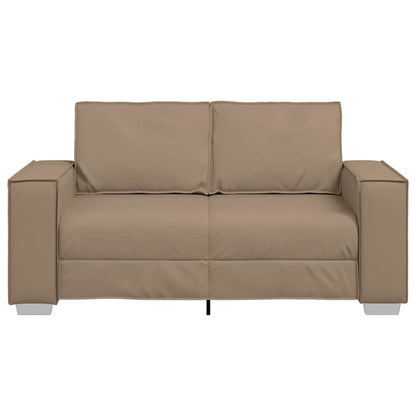 Divano a due posti Cappuccino 160 cm Pelle Sintetica | homemem39