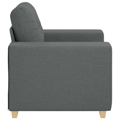 Poltrona Grigio Scuro 60 cm in Tessuto - homemem39