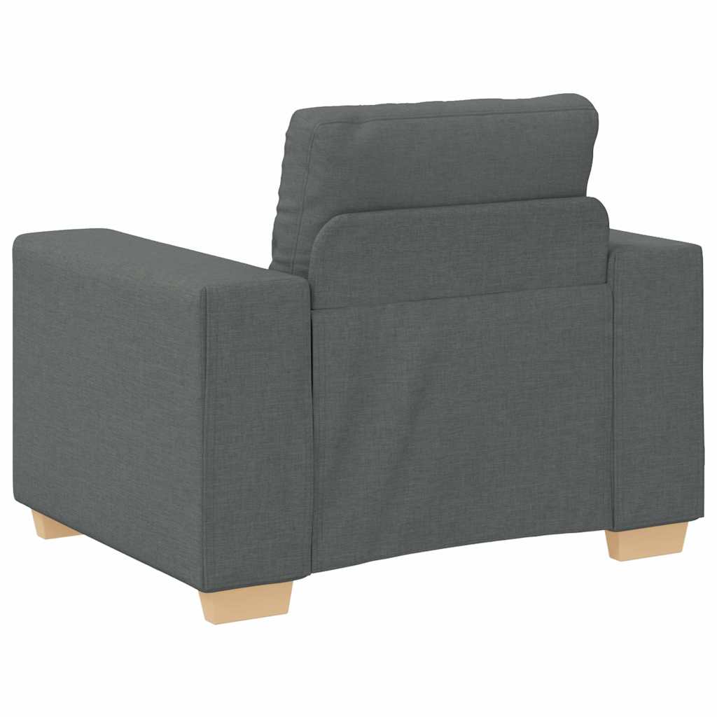 Poltrona Grigio Scuro 100x78x80 cm in Tessuto | homemem39