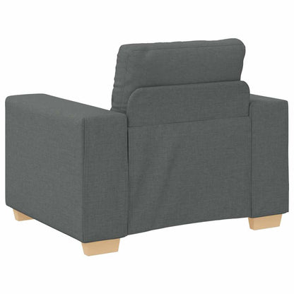 Poltrona Grigio Scuro 100x78x80 cm in Tessuto | homemem39