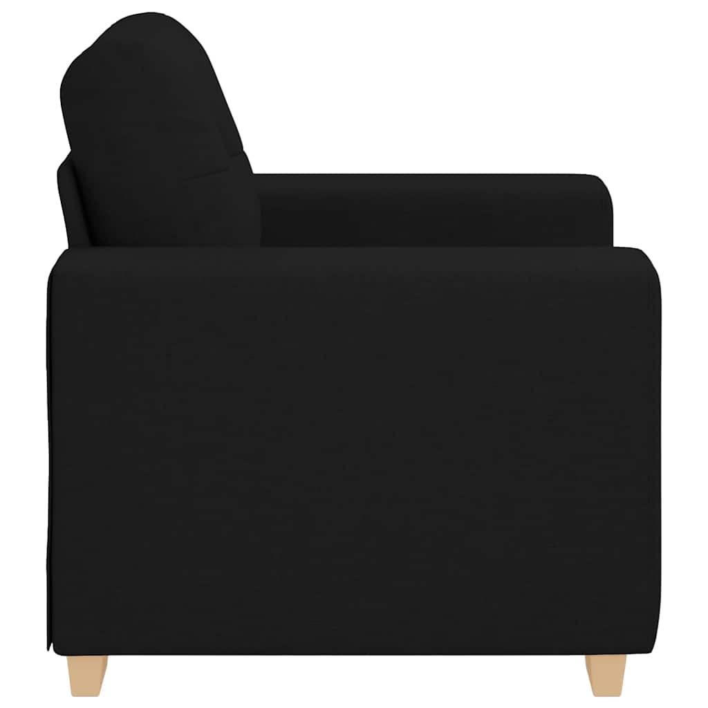 Divano Sedia Nero 100x78x80 cm in Tessuto | homemem39