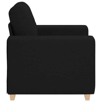 Divano Sedia Nero 100x78x80 cm in Tessuto | homemem39