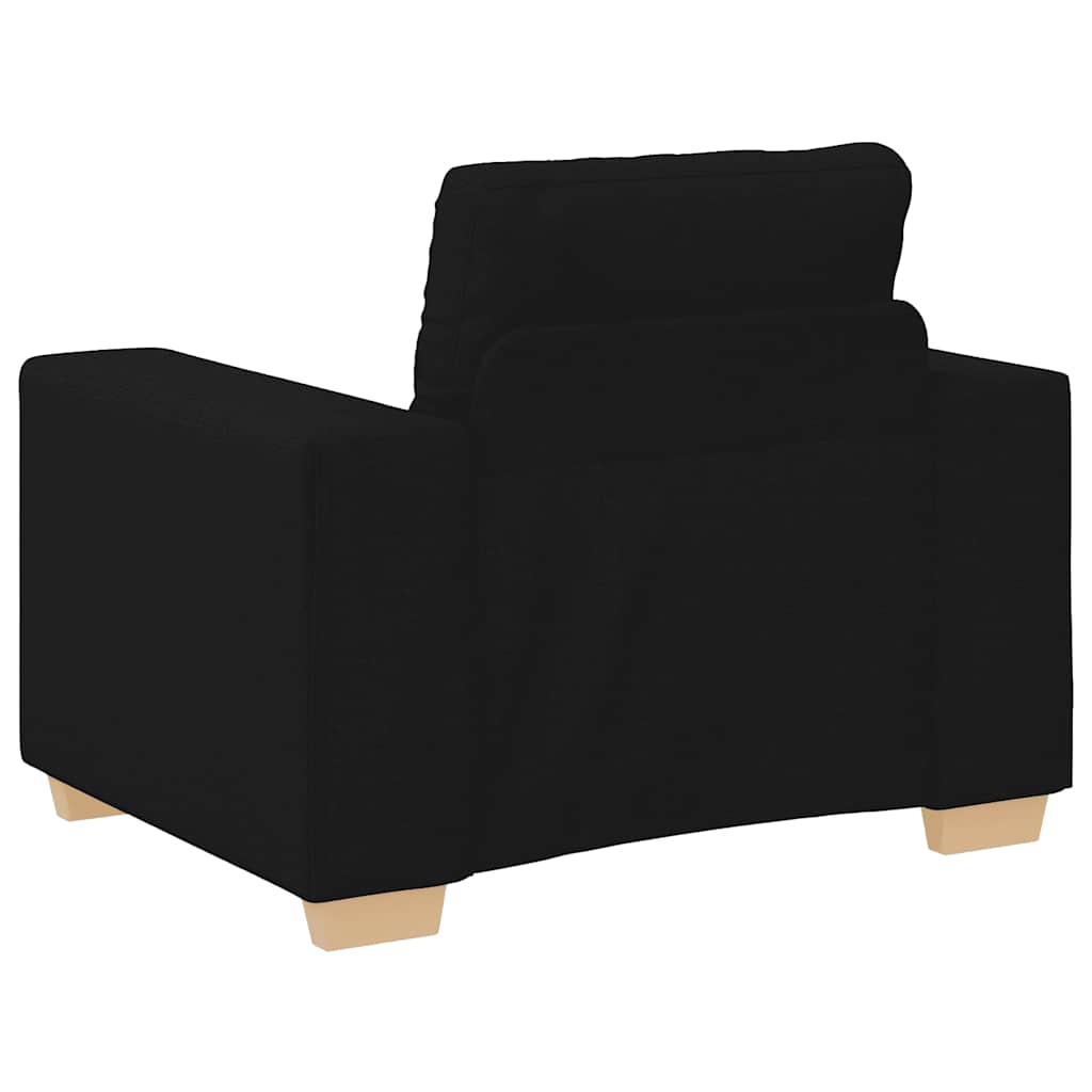 Divano Sedia Nero 100x78x80 cm in Tessuto | homemem39