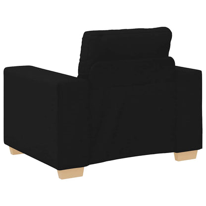 Divano Sedia Nero 100x78x80 cm in Tessuto | homemem39