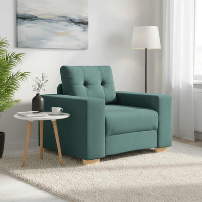 Divano Sedia Verde Scuro 100x78x80 cm in Tessuto | homemem39