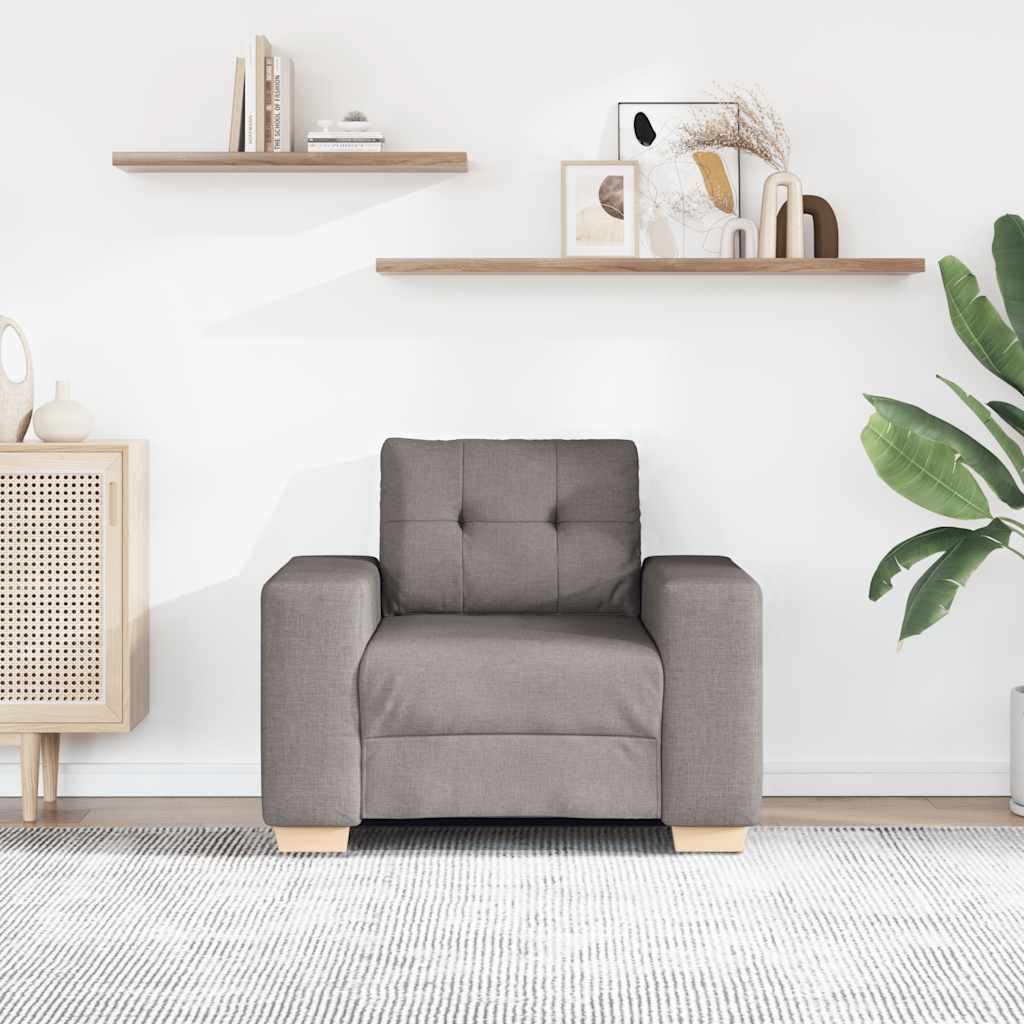 Poltrona Tortora 100x78x80 cm in Tessuto | homemem39