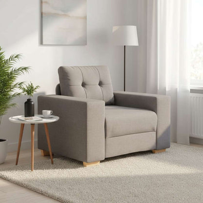 Poltrona Tortora 100x78x80 cm in Tessuto | homemem39