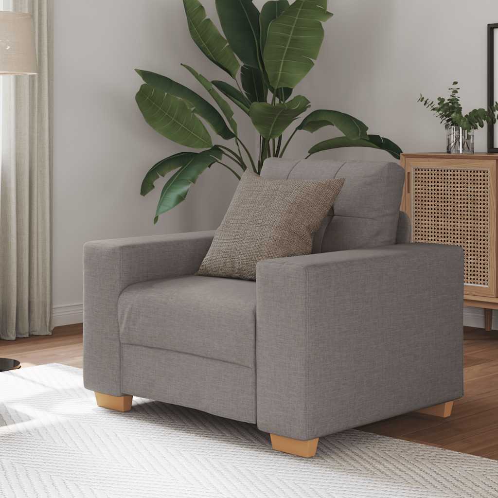 Poltrona Tortora 60 cm in Tessuto - homemem39