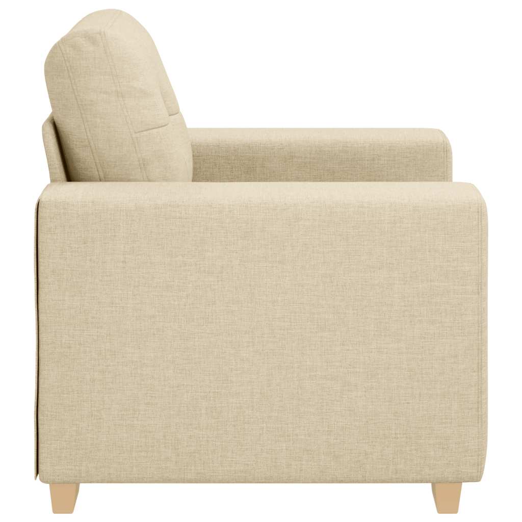Divano Sedia Crema 100x78x80 cm in Tessuto | homemem39