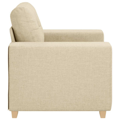 Divano Sedia Crema 100x78x80 cm in Tessuto | homemem39