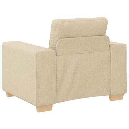 Divano Sedia Crema 100x78x80 cm in Tessuto | homemem39