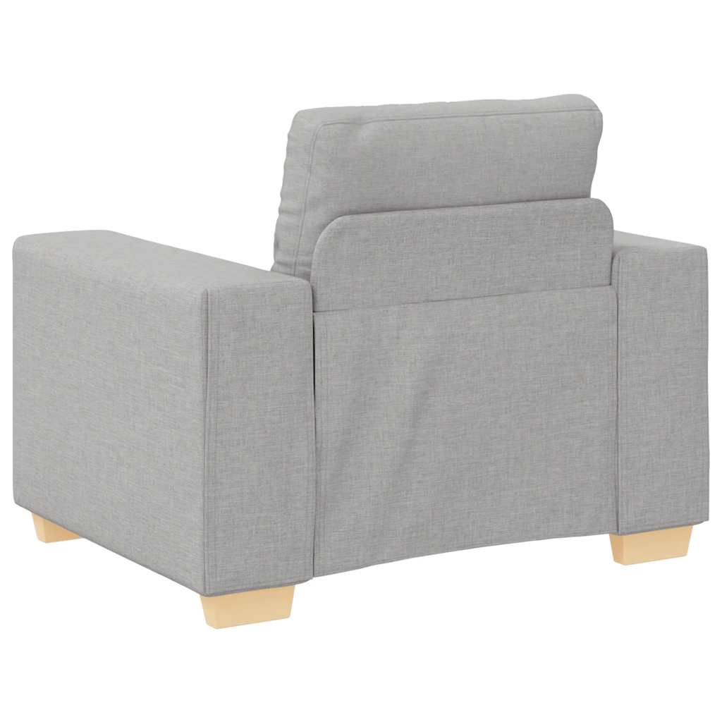 Divano Sedia Grigio Nuvola 100x78x80 cm in Tessuto | homemem39