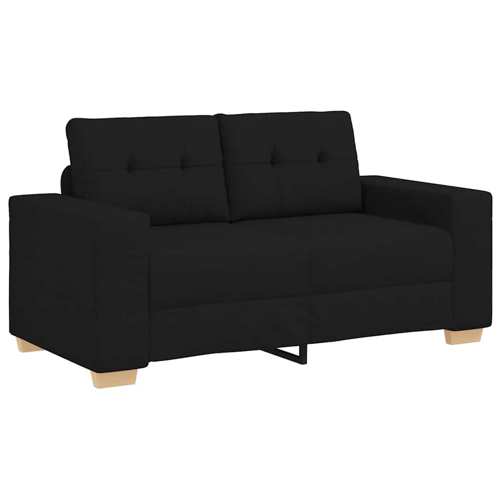 Divano Divanetto Nero 160x77x82 cm in Tessuto | homemem39
