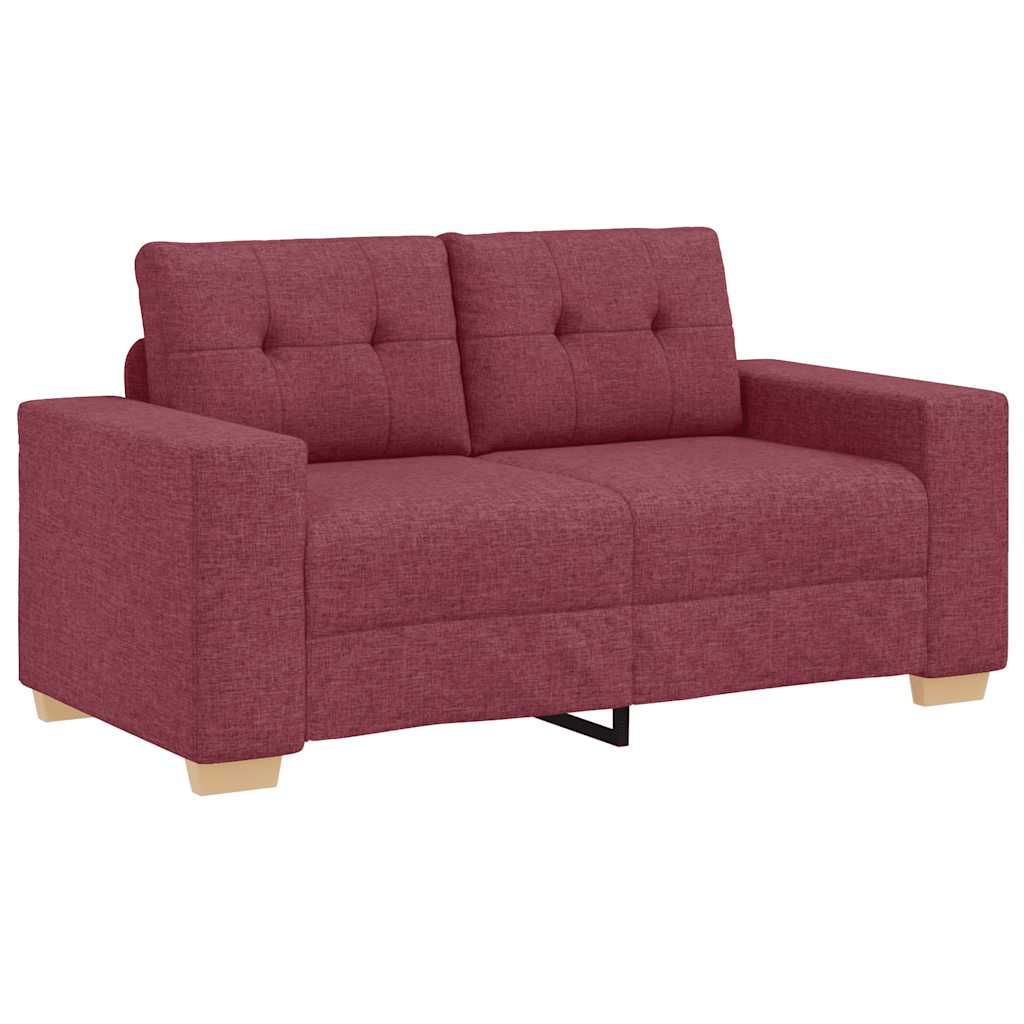 Divano Divanetto Rosso Vino 160x77x82 cm in Tessuto | homemem39