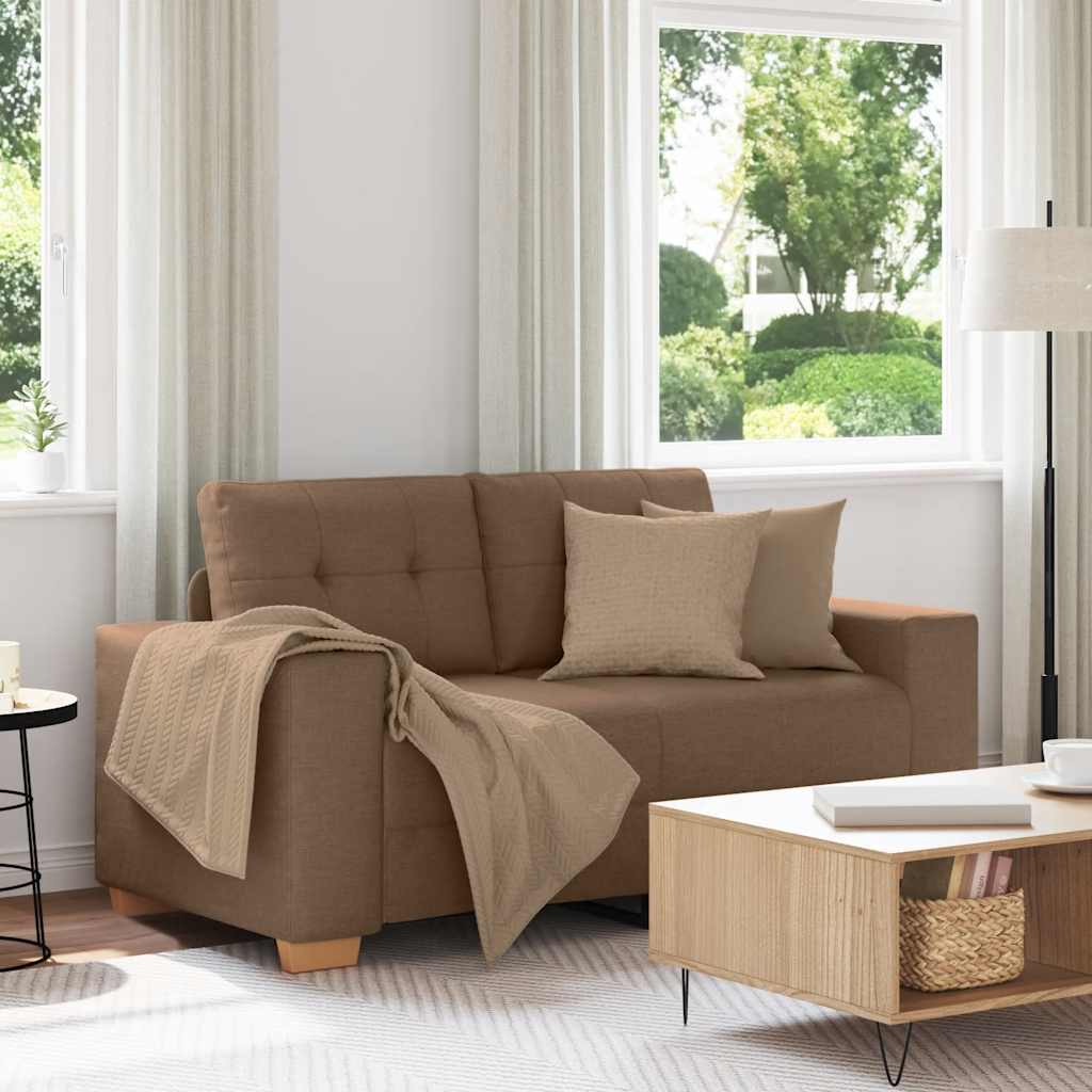 Divano Divanetto Marrone 160x77x82 cm in Tessuto | homemem39